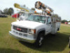 2001 GMC 3500 Bucket Truck, s/n 3GDKC34F91M108952: Diesel Eng., Auto, Skytracker Aerial Lift, Odometer Shows 82K mi. (Owned by MDOT)