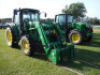 2010 John Deere 6430 MFWD Tractor, s/n L06430H636481 (Monitor in Check In Building): Encl. Cab, JD 673 Loader w/ Forks, Meter Shows 1828 hrs - 2