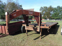 2003 Tex Nex Gooseneck Trailer, s/n 1T9GF30253M612011: T/A, Dovetail, Manual Ramps