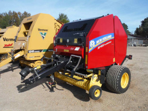 Unused 2018 New Holland RF450 Superfeed Round Baler, s/n 53100020M w/ Monitor (In Check-in Building): Full Factory Warranty