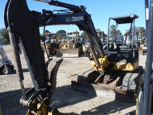 2013 John Deere 50D Mini Excavator, s/n 1FF050DXLCG277627: Meter Shows 6465 hrs