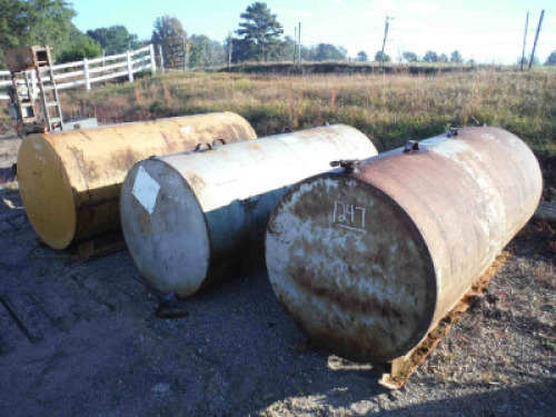 Lot of (3) Metal Fuel Tanks