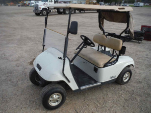2012 EZGo Electric Golf Cart, s/n 2738704 (No Title): 48-volt, w/ Charger, Windshield, Mirrors