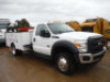 2016 Ford F450 Service Truck, s/n 1FDUF4GT9GEA04841 (Remote in Check In Building): 6.7 Powerstroke Diesel, Auto, Palfinger Mechanics Body, Torch Box, Palfinger Crane w/ Radio Remote, Outriggers, Roll Top Lockable Bed Cover, Odometer Shows 269K mi. - 2