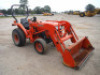 Kubota L2800DT MFWD Tractor, s/n 52092: Kubota LA463 Loader w/ Bkt., Open Station, Turf Tires, Meter Shows 983 hrs - 2