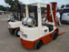 Nissan CPH02A25V Forklift, s/n CPH02-903878: 189 Triple Stage Mast, Side Shift, LP Gas, Cushion Tire, Meter Shows 8929 hrs - 3