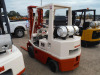 Nissan CPH02A25V Forklift, s/n CPH02-903878: 189 Triple Stage Mast, Side Shift, LP Gas, Cushion Tire, Meter Shows 8929 hrs - 4