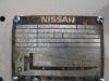 Nissan CPH02A25V Forklift, s/n CPH02-903878: 189 Triple Stage Mast, Side Shift, LP Gas, Cushion Tire, Meter Shows 8929 hrs - 6