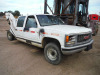 2000 GMC Sierra C3500 4WD Truck, s/n 1GTGC33R4YF474846 (Inoperable): Wrecked, Crew Cab - 2