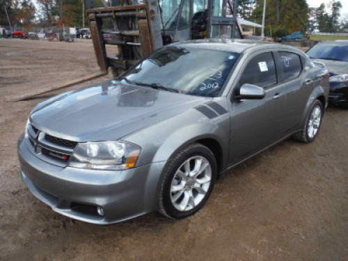 2012 Dodge Avenger Sedan, s/n 1C3CDZBG1CN253775: 4-door, Auto, Odometer shows 105K mi.