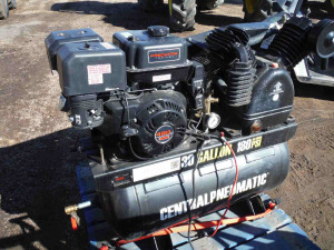 Central Pneumatic Air Compressor: 12V, Truck Mount, 30-gal., 180 psi, 420cc Eng.