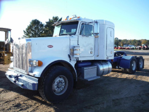 2004 Peterbilt 378 Truck Tractor, s/n 1XPFDR0X94D817738: Sleeper, T/A, Detroit 60 Series Eng., 8LL, 20K Front, 46K Rears, Double Frame, Double Frame, 250" WB, Odometer Shows 36K mi.