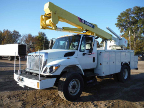 2010 International 7400 Bucket Truck, s/n 1HTWCAAR3AJ246771: S/A, Auto, Terex Hi Ranger TL45 Aerial Unit, Odometer Shows 114K mi.