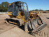 2008 John Deere 450J LGP Dozer, s/n T0450JX164089: C/A, Sweeps, Screens, 6-way Blade, Pin-on Root Rake, Meter Shows 710 hrs - 2