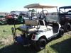 Yamaha Electric Golf Cart, s/n JU2-208378 (No Title): 48-volt, Lifted, All Terrain Tires, Rear Seat, Windshield, Mirror, Lights, Auto Charger - 2
