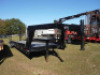 Bigo 40' Gooseneck Trailer (No Title - Bill of Sale Only): T/A, Dovetail, Manual Ramps, 7000 lb. Axles - 2