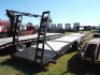 Bigo 40' Gooseneck Trailer (No Title - Bill of Sale Only): T/A, Dovetail, Manual Ramps, 7000 lb. Axles - 3