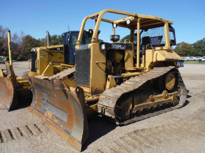 1998 Cat D6M Dozer, s/n 3WN01232: 6-way Blade, Meter Shows 7979 hrs