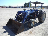 Ford 4630 Tractor, s/n CBD87951: 2wd, Bushhog 2425 QT Loader