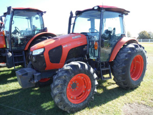 Kubota M5-111HDC MFWD Tractor, s/n 52323: Encl. Cab, Meter Shows 2864 hrs