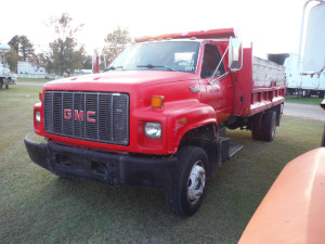 1994 GMC Single-axle Dump Truck, s/n 1GD66H1JXRJ508370: Auto