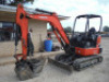 2018 Kubota KX033-4 Mini Excavator, s/n 10451: Canopy, Blade, Hyd. Thumb, 16" & 24" Buckets, Meter shows 936 hrs