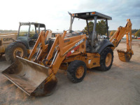 Case 580M 4WD Loader Backhoe, s/n N4C381440: Canopy, GP Bkt., Meter Shows 4371 hrs