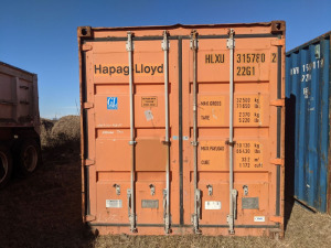 20' Shipping Container, s/n HLXU3157802: ID 42191
