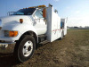 2007 Ford F750 Fuel & Lube Truck, s/n 3FRNF75A07V463050: Cummins Diesel, Auto, 17' Bed, Fuel Tank, 5 Product Tanks, Waste Oil Recovery System, Air Compressor, Miller Welder, Pumps, 228K mi., ID 42263 - 2