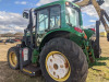 John Deere 6420 MFWD Tractor, s/n L06420H379454: Cab, Lift Arms, Drawbar, 2 Hyd. Remotes, Rear Wheel Counter Weight, w/ Alamo Ditch Bank Mower, 9531 hrs, ID 42282 - 3