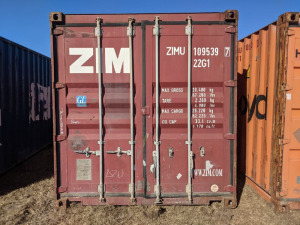 20' Shipping Container, s/n ZIMU1095397: ID 42335