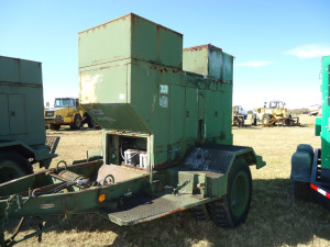 15KW Military Generator, s/n ASK-15-0415: Model MEP-004AAS, Diesel, Trailer-mounted (No Title), ID 42698