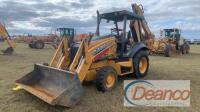 Case 580N 4WD Loader Backhoe, s/n NTFC717014: 24" Bkt., 2459 hrs