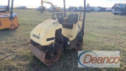 Wacker RD12 Asphalt Roller, s/n 5738401