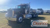 2000 Freightliner MFD120 Classic Truck Tractor, s/n 1FUPCXZB2YPF06883: Tri-axle, Cat 3406E Eng., Eaton Fuller 18-sp., 12K Front, 48K Rears, Double Framed, Hendrickson Susp., 647K mi.