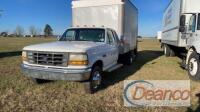 1994 Ford F350 Truck, s/n 1FDJF37G7RNB33924: 7.5 460 Eng., 5-sp., Cargo Container Body, 149K mi.