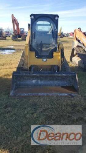 2018 Cat 259D Skid Steer, s/n DJF22465: Rubber Tracks, 2522 hrs