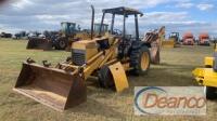 Ford 555D Loader Backhoe, s/n AB34246: Canopy, Shuttle Shift, Diesel, 2wd, 5193 hrs