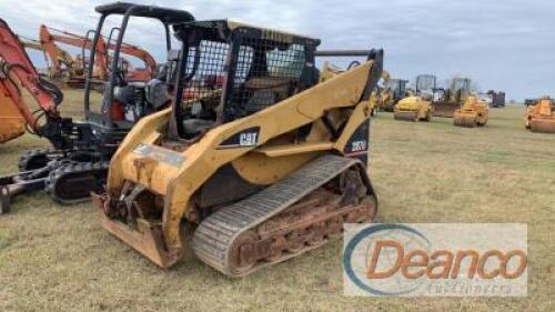 2004 Cat 287B Skid Steer, s/n ZSA00518: Canopy, EH Controls, Air Ride Seat, Joystick, Aux. Hydraulics, 2-sp., Wide Rubber Tracks, No Bkt., 3320 hrs