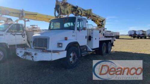 2002 Freightliner FL80 Truck, s/n 1FVHBXAK32HJ93713: Terex Crane