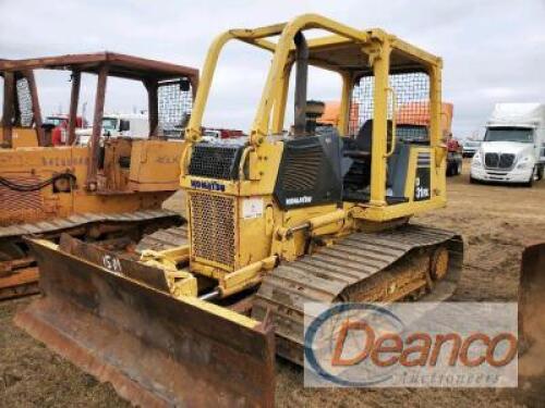 2006 Komatsu D31PX Crawler Dozer, s/n 50762: Canopy, Sweeps, 6-way Blade, Wide Track, 3382 hrs