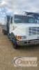 2000 International 4700 Flatbed Dump Truck, s/n 1HTSLABM7YH254889: T444E Diesel, Auto, Spring Susp., 16' Steel Bed, 147K mi. - 2