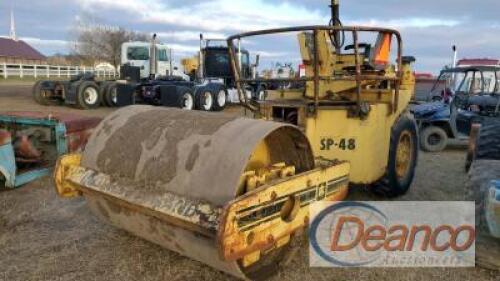 Ingersoll Rand SP49 Rubber-tired Packer: As Is