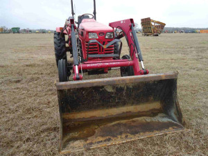 Mahindra 4025 Tractor, s/n MBCN5173LD: As Is, Front Loader w/ Bkt, ID 42254