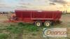 Barron Bros. 16' Spreader: T/A, 540 PTO, 32 in. Spreader Chain, Dual Rear Spinners, Manual Rear Gate Lot: 3366 - 2