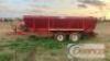 Barron Bros. 16' Spreader: T/A, 540 PTO, 32 in. Spreader Chain, Dual Rear Spinners, Manual Rear Gate Lot: 3366 - 2