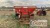 Barron Bros. 16' Spreader: T/A, 540 PTO, 32 in. Spreader Chain, Dual Rear Spinners, Manual Rear Gate Lot: 3366 - 3