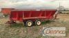 Barron Bros. 16' Spreader: T/A, 540 PTO, 32 in. Spreader Chain, Dual Rear Spinners, Manual Rear Gate Lot: 3366 - 4