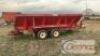 Barron Bros. 16' Spreader: T/A, 540 PTO, 32 in. Spreader Chain, Dual Rear Spinners, Manual Rear Gate Lot: 3366 - 4