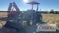 John Deere 5320 Tractor, s/n LV5320S232784: JD 521 Loader Lot: 3484